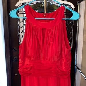 Red mother of the bride, prom, bridesmaid dress